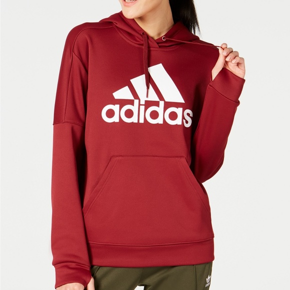 adidas shine logo hoodie